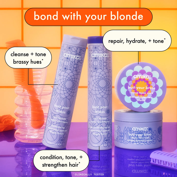 amika bust your brass cool blonde repair conditioner