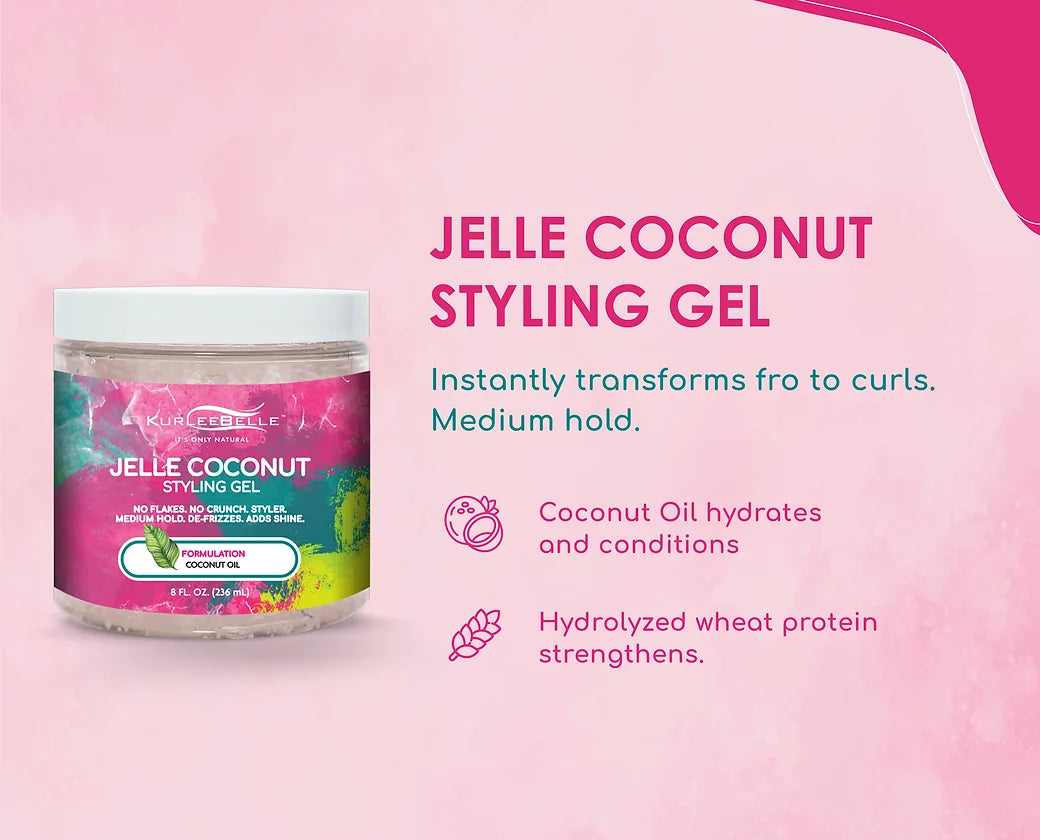 KurleeBelle Jelle Coconut Styling Gel