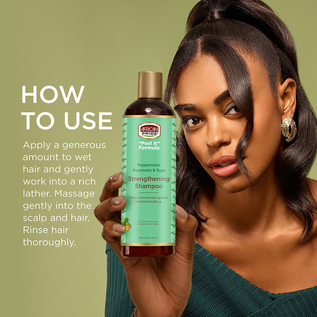 African Pride "FEEL IT" Formula Strengthening Shampoo