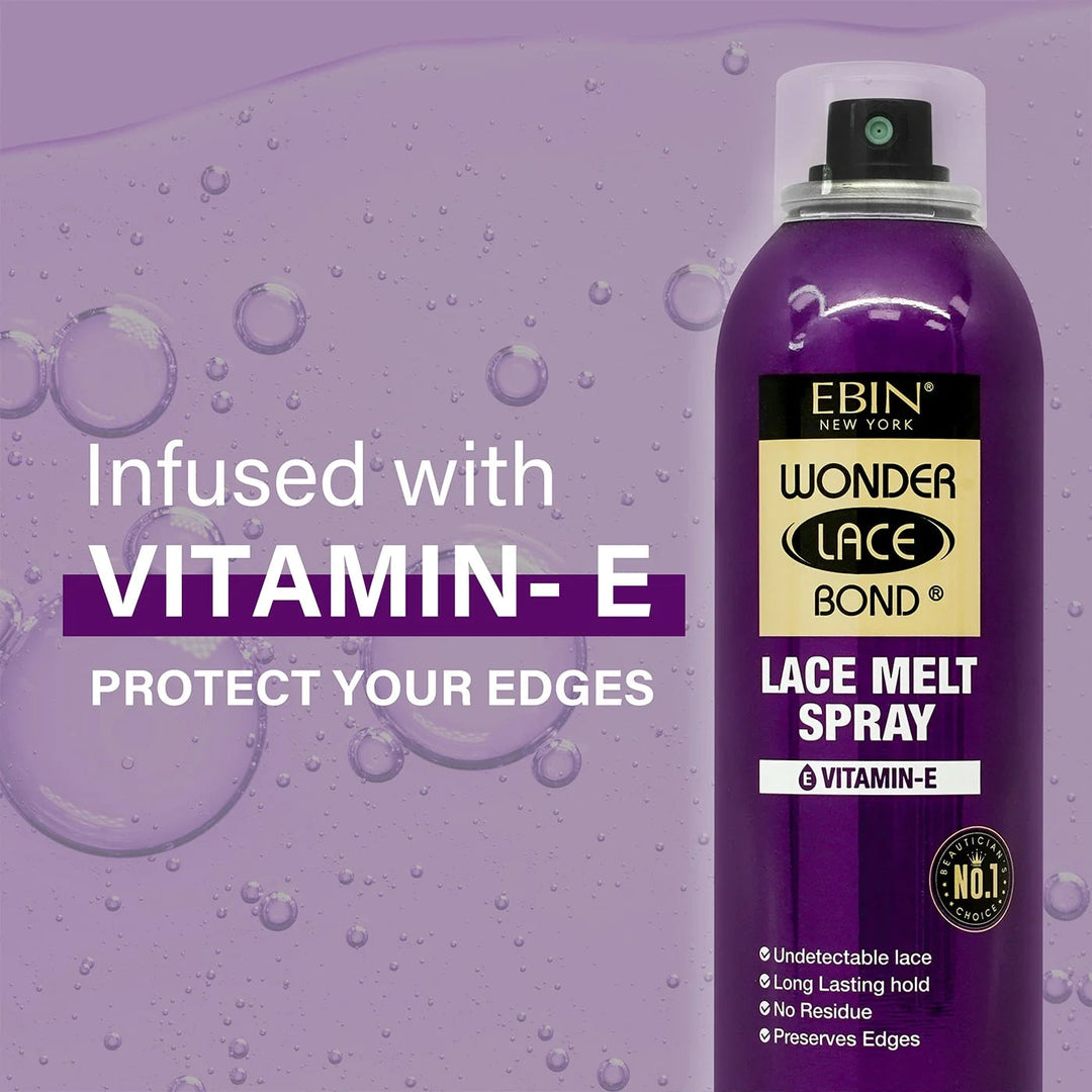 Ebin Wonder Lace Bond Lace Melt Spray - Vitamin E