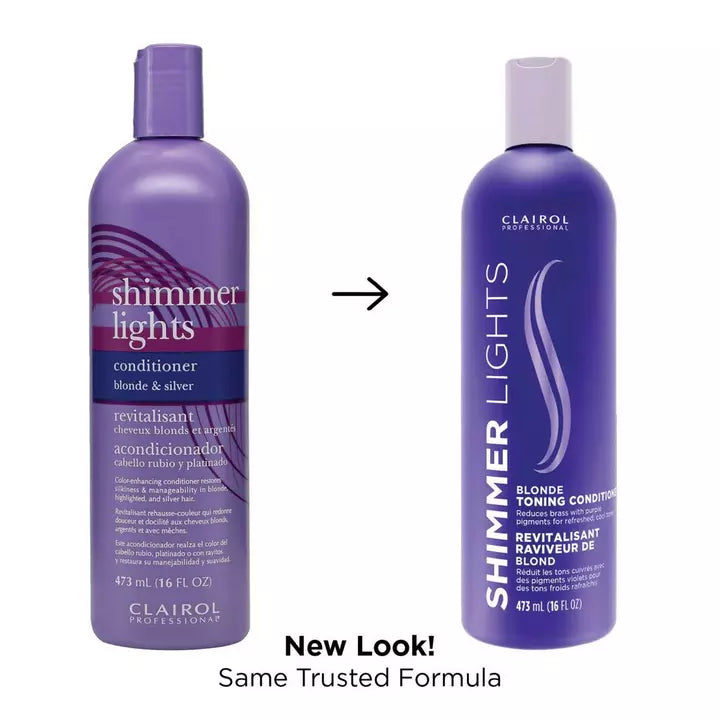 Shimmer Lights Purple Conditioner for Blonde & Silver Hair - 16 OZ