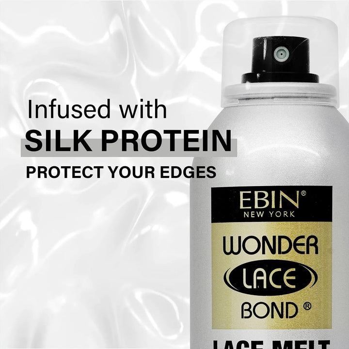 Ebin Wonder Lace Bond Lace Melt Spray - Silk Protein