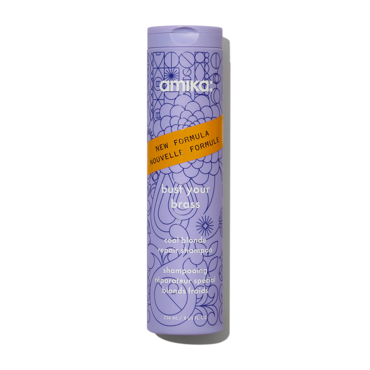 amika bust your brass cool blonde repair shampoo