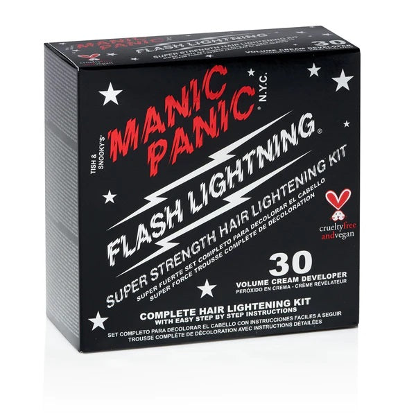 Manic Panic - FLASH LIGHTNING® BLEACH KIT - 30 VOLUME CREAM DEVELOPER