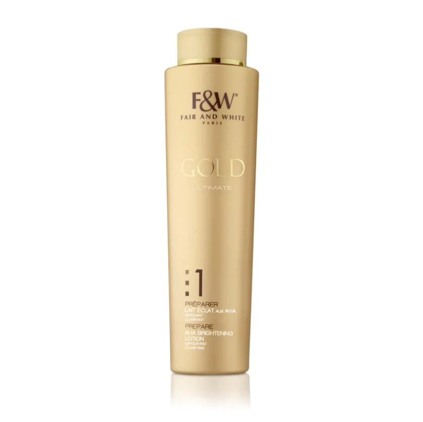 Fair and White 1: Gold Aha Brightening Lotion "Hydroquinone Free"