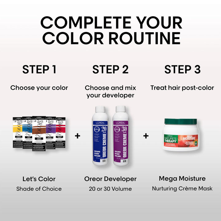 L'Oreal Let's COLOR! Conditioning Gelee Permanent Hair Color