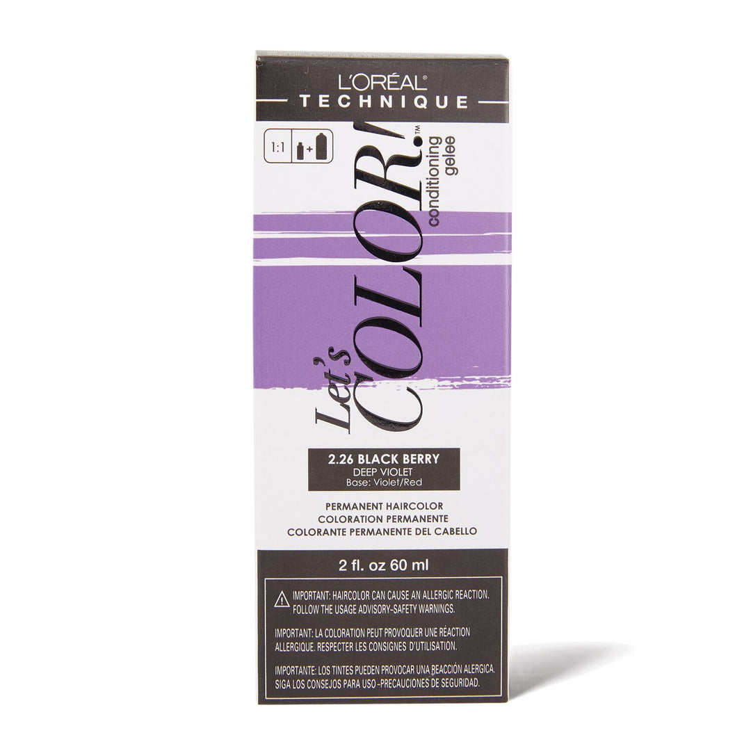 L'Oreal Let's COLOR! Conditioning Gelee Permanent Hair Color
