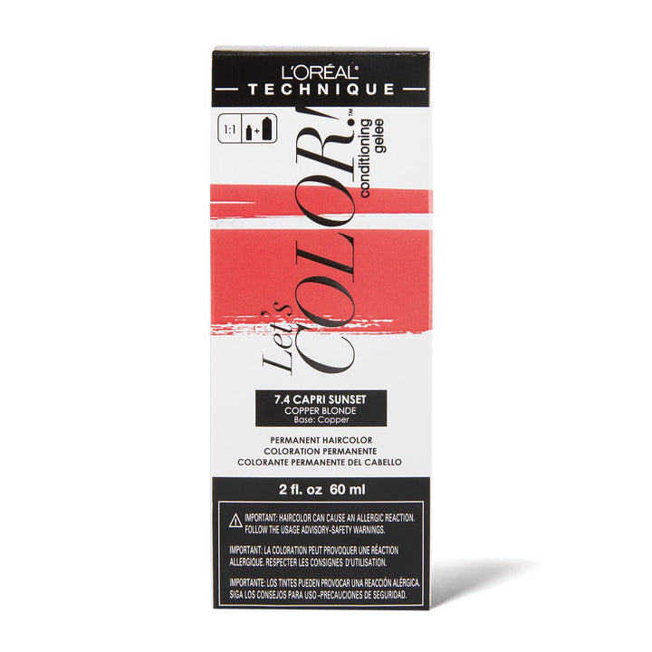 L'Oreal Let's COLOR! Conditioning Gelee Permanent Hair Color