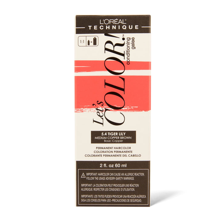 L'Oreal Let's COLOR! Conditioning Gelee Permanent Hair Color