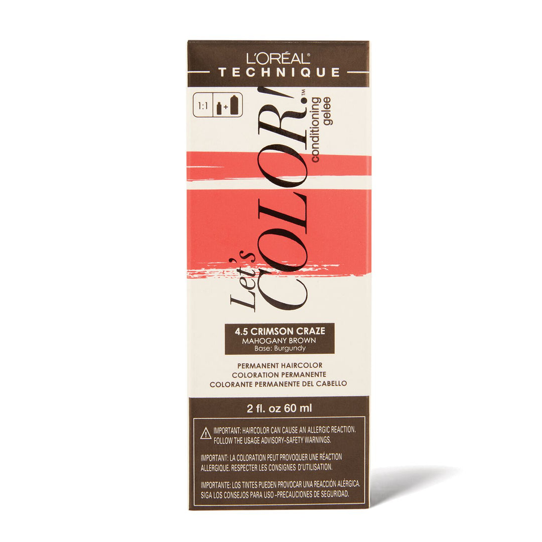 L'Oreal Let's COLOR! Conditioning Gelee Permanent Hair Color