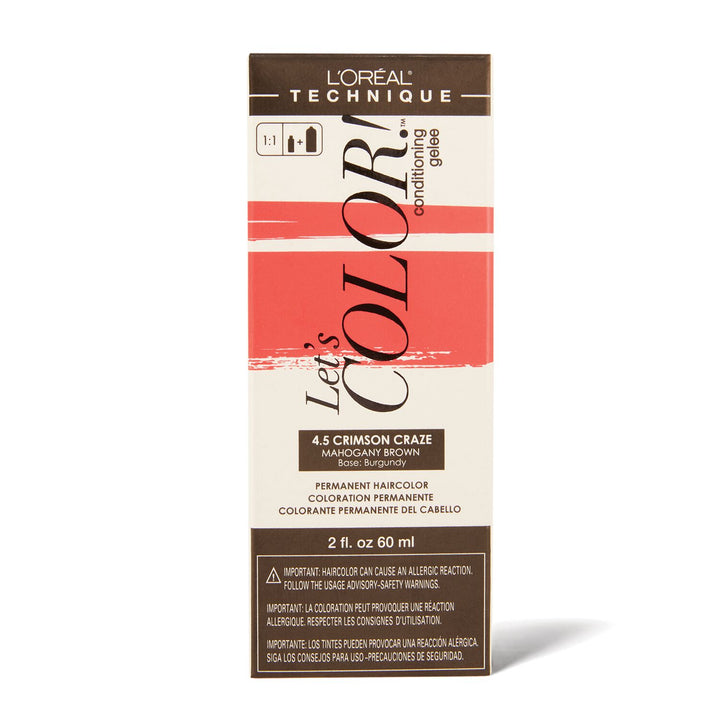 L'Oreal Let's COLOR! Conditioning Gelee Permanent Hair Color