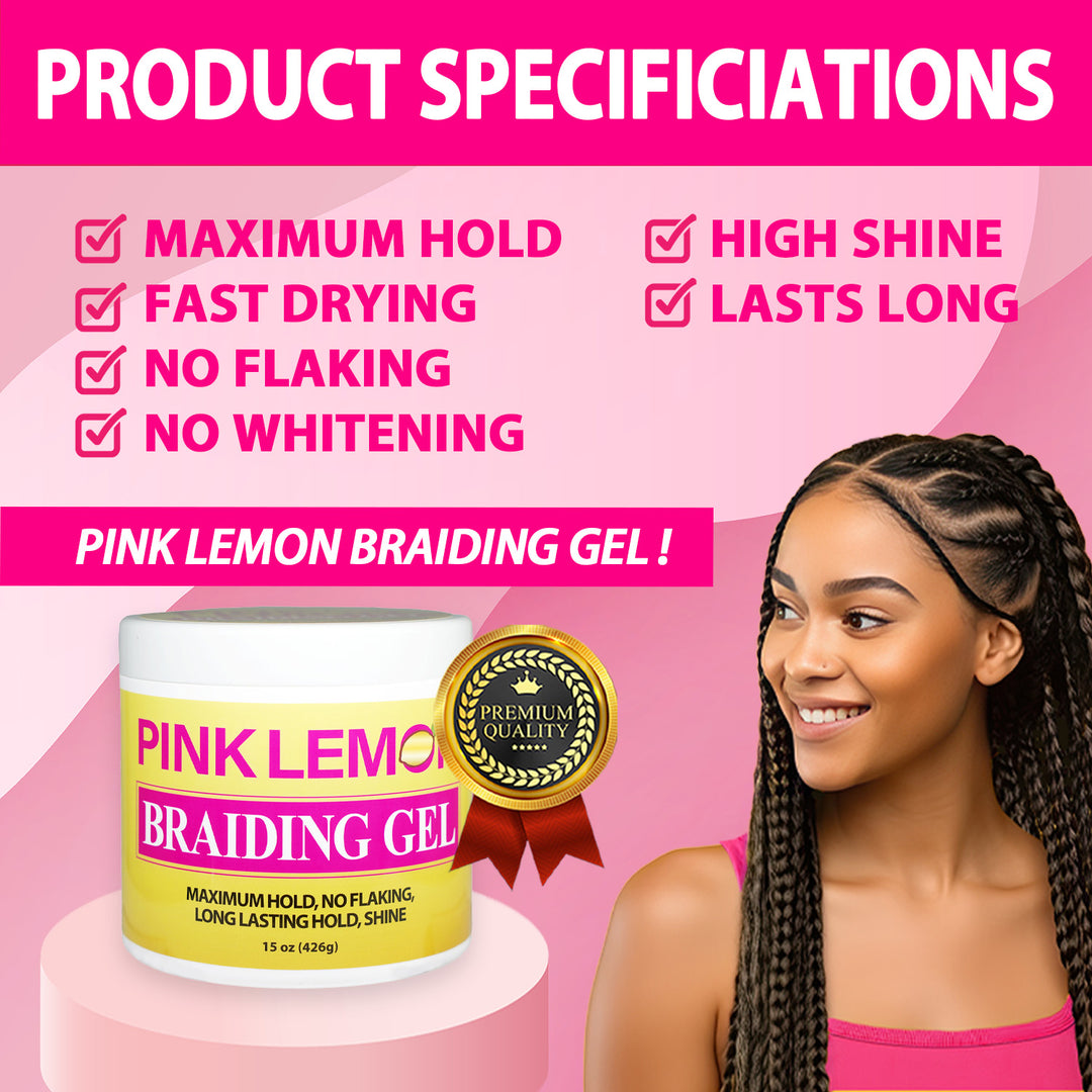 Bellatique Pink Lemon Braiding Gel