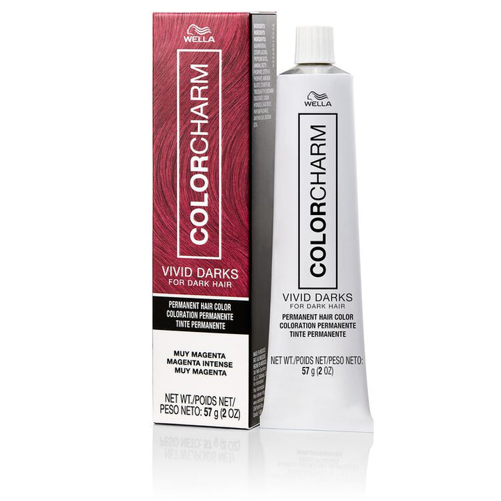Wella ColorCharm Vivid Darks Permanent Cream Hair Color for Dark Hair