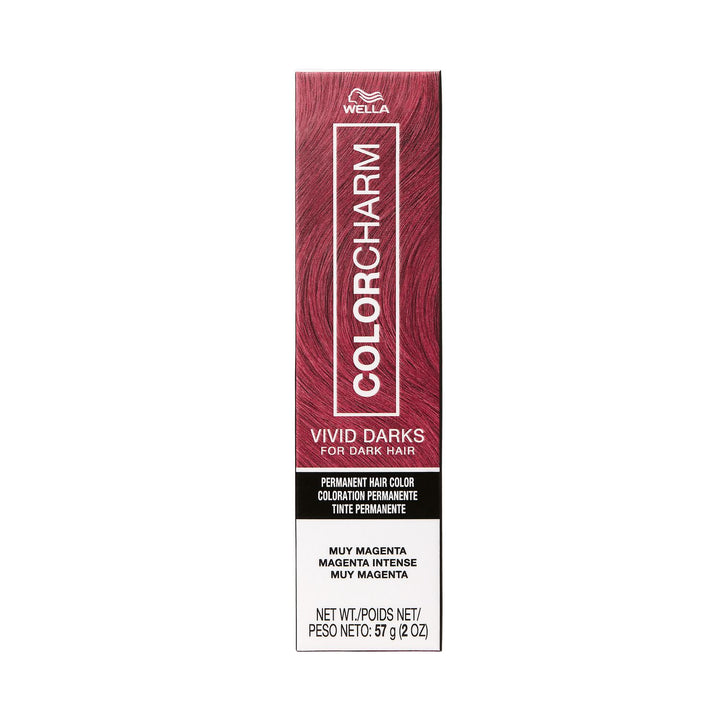 Wella ColorCharm Vivid Darks Permanent Cream Hair Color for Dark Hair
