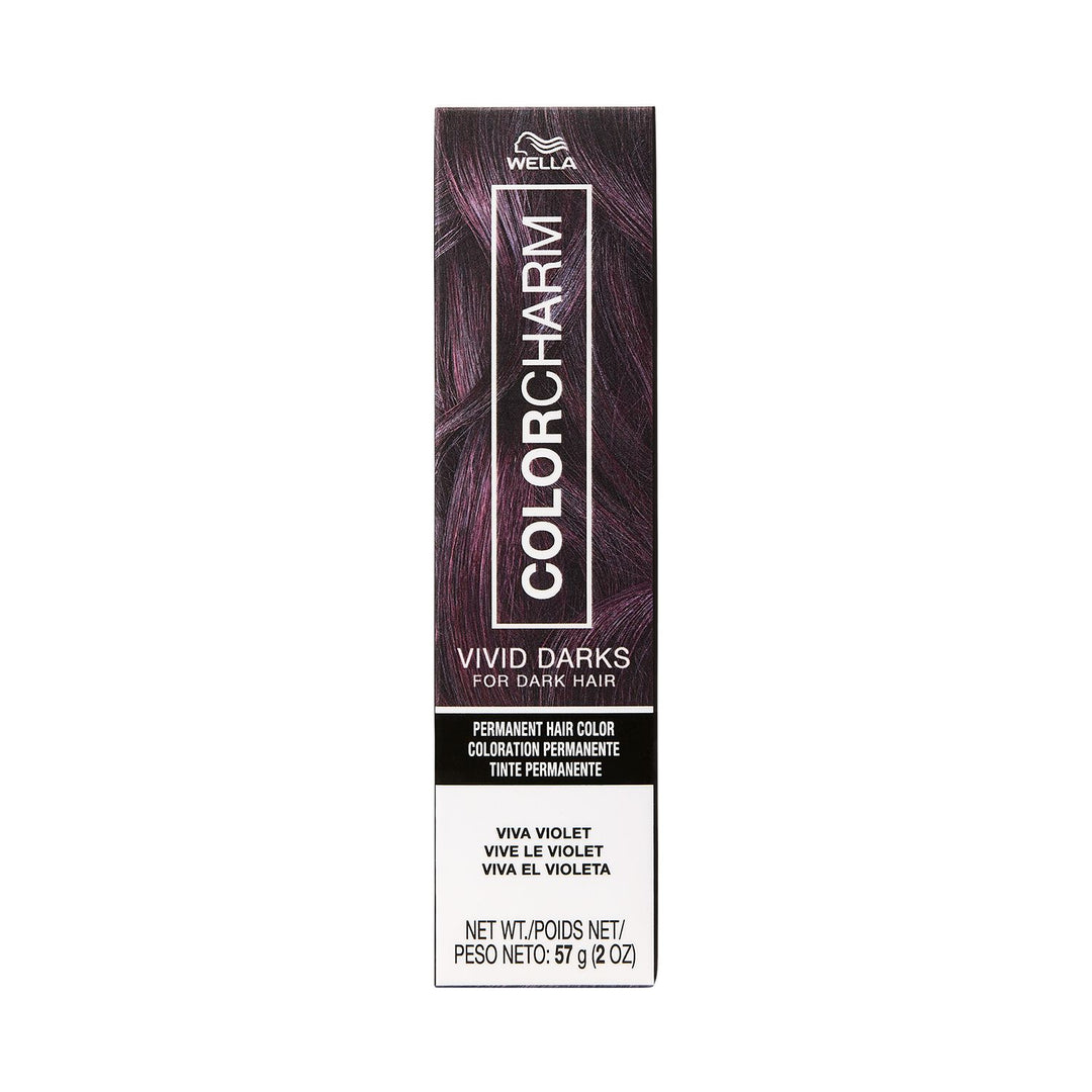 Wella ColorCharm Vivid Darks Permanent Cream Hair Color for Dark Hair