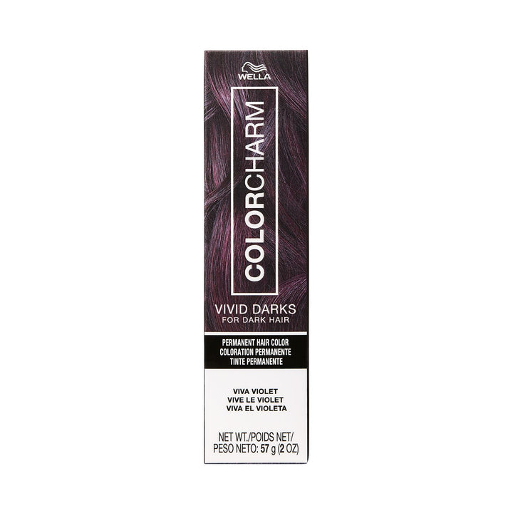 Wella ColorCharm Vivid Darks Permanent Cream Hair Color for Dark Hair