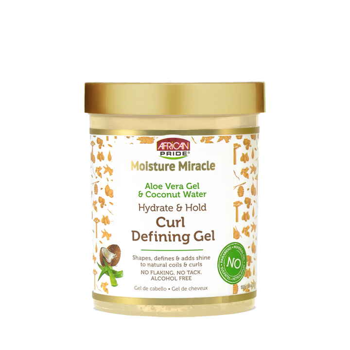 African Pride Moisture Miracle Aloe Vera & Coconut Water Curl Defining Gel