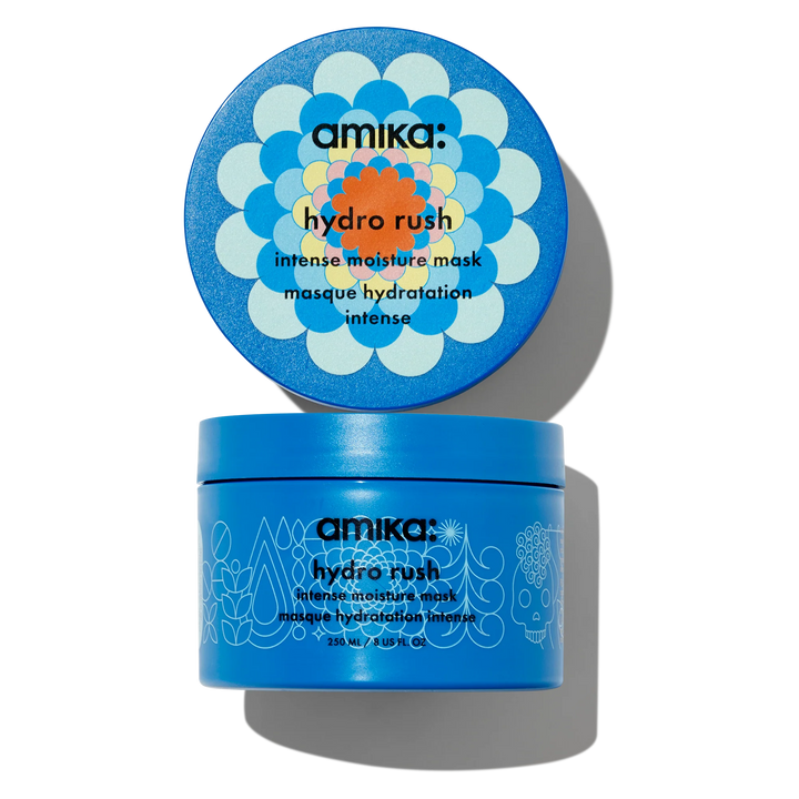 amika hydro rush intense moisture hair mask with hyaluronic acid