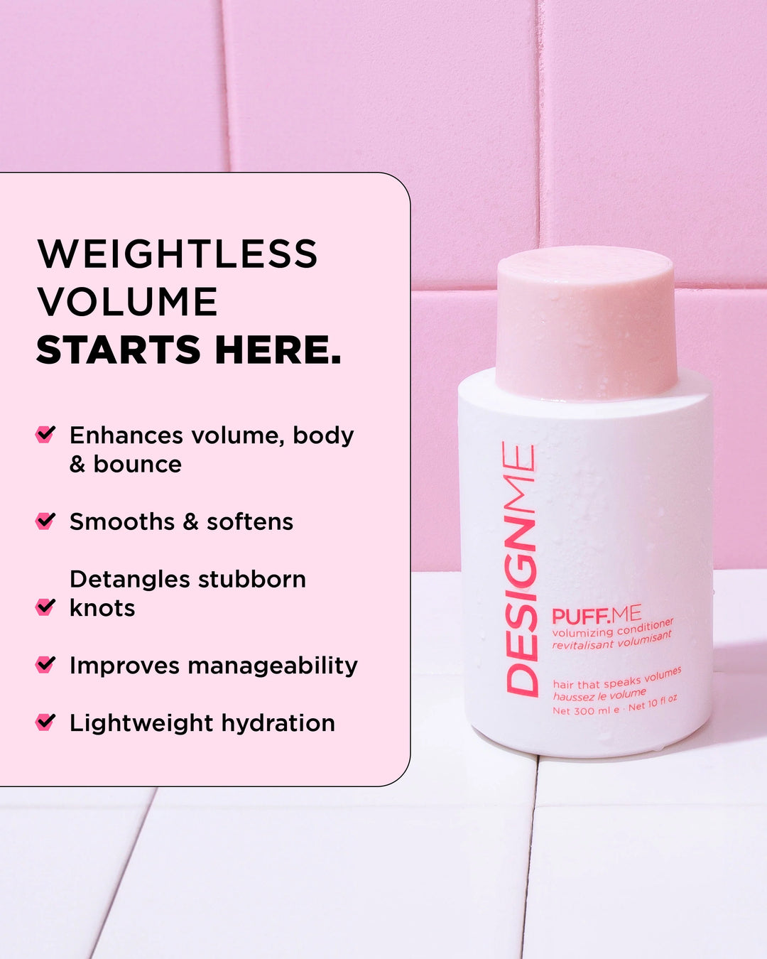 DESIGNME PUFF.ME Volumizing Conditioner 10oz
