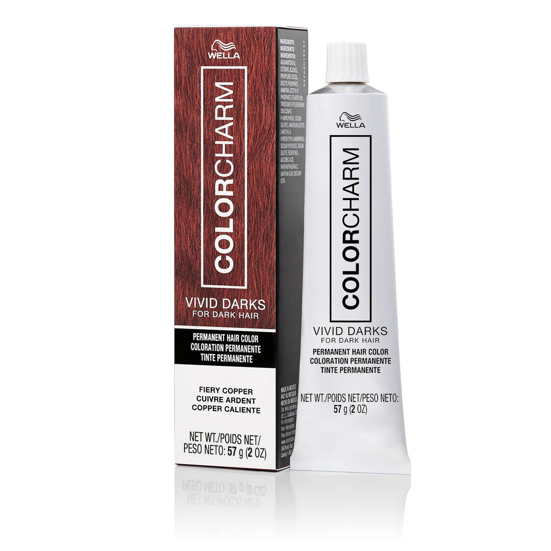 Wella ColorCharm Vivid Darks Permanent Cream Hair Color for Dark Hair