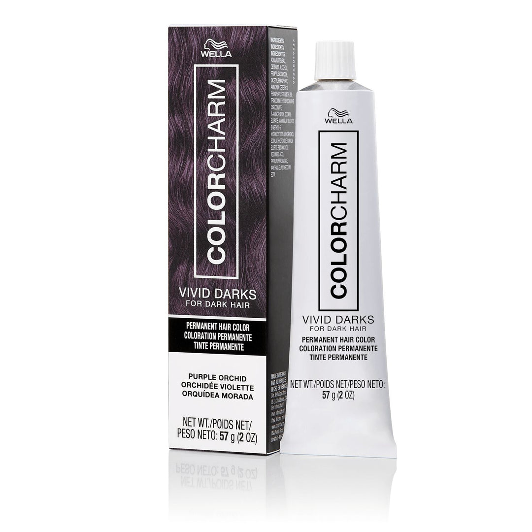 Wella ColorCharm Vivid Darks Permanent Cream Hair Color for Dark Hair
