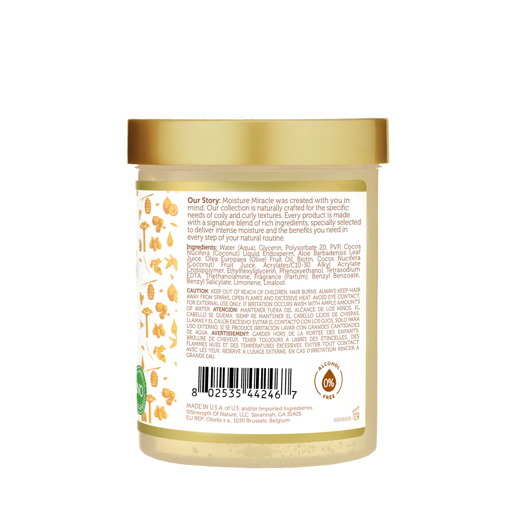 African Pride Moisture Miracle Aloe Vera & Coconut Water Curl Defining Gel