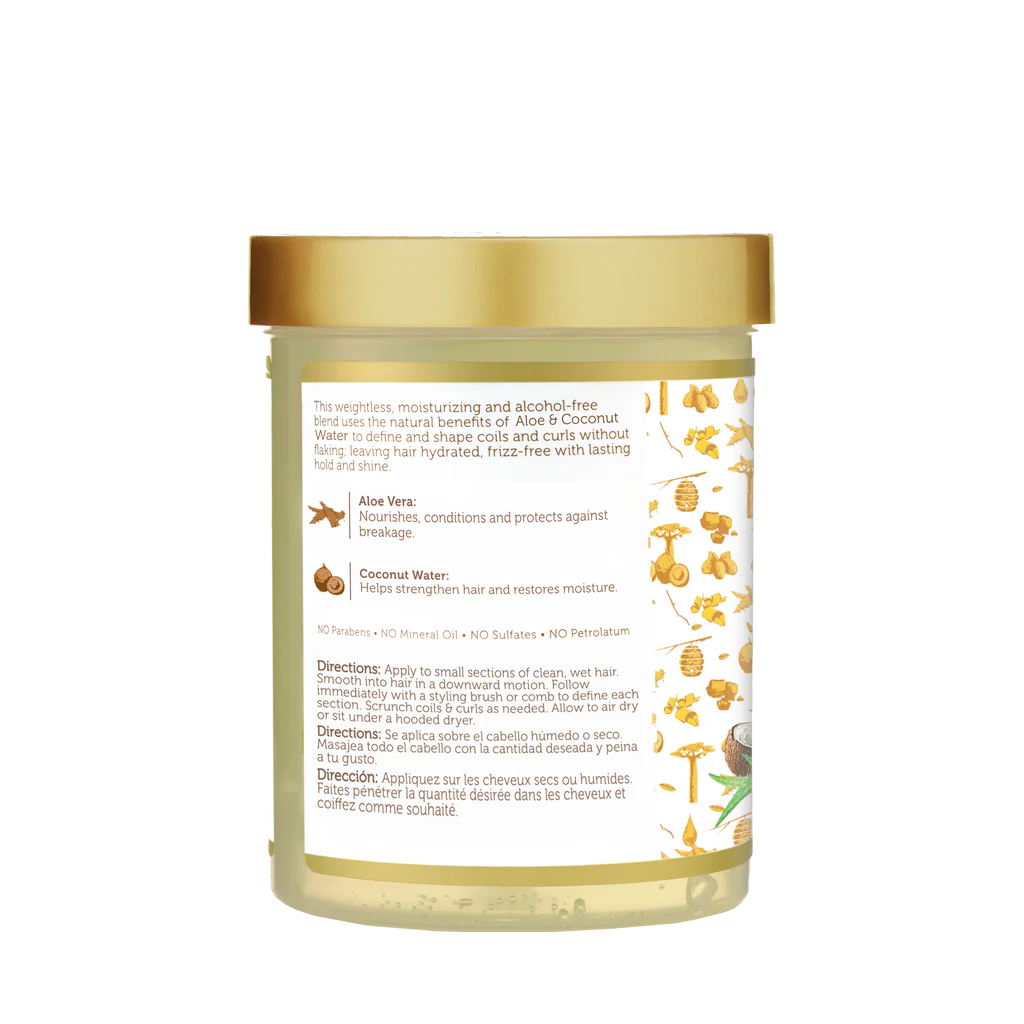 African Pride Moisture Miracle Aloe Vera & Coconut Water Curl Defining Gel