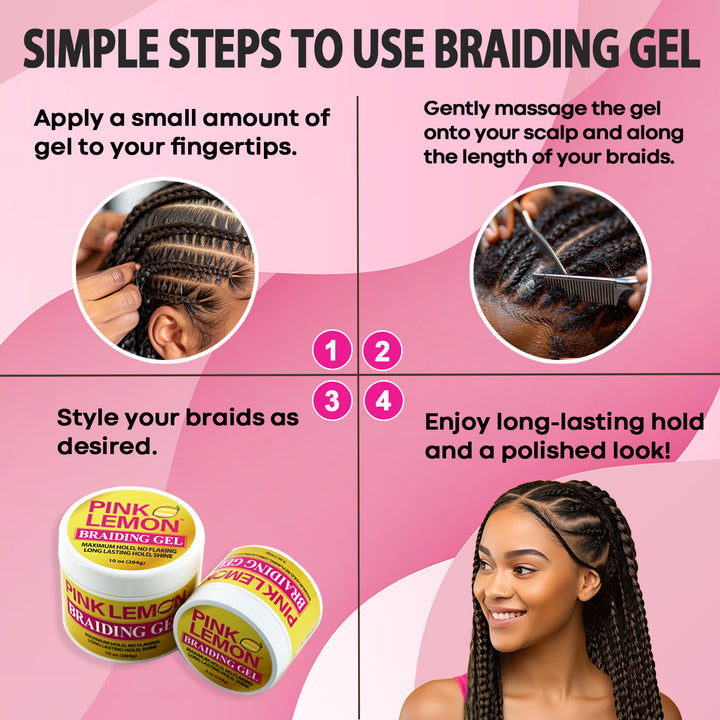 Bellatique Pink Lemon Braiding Gel