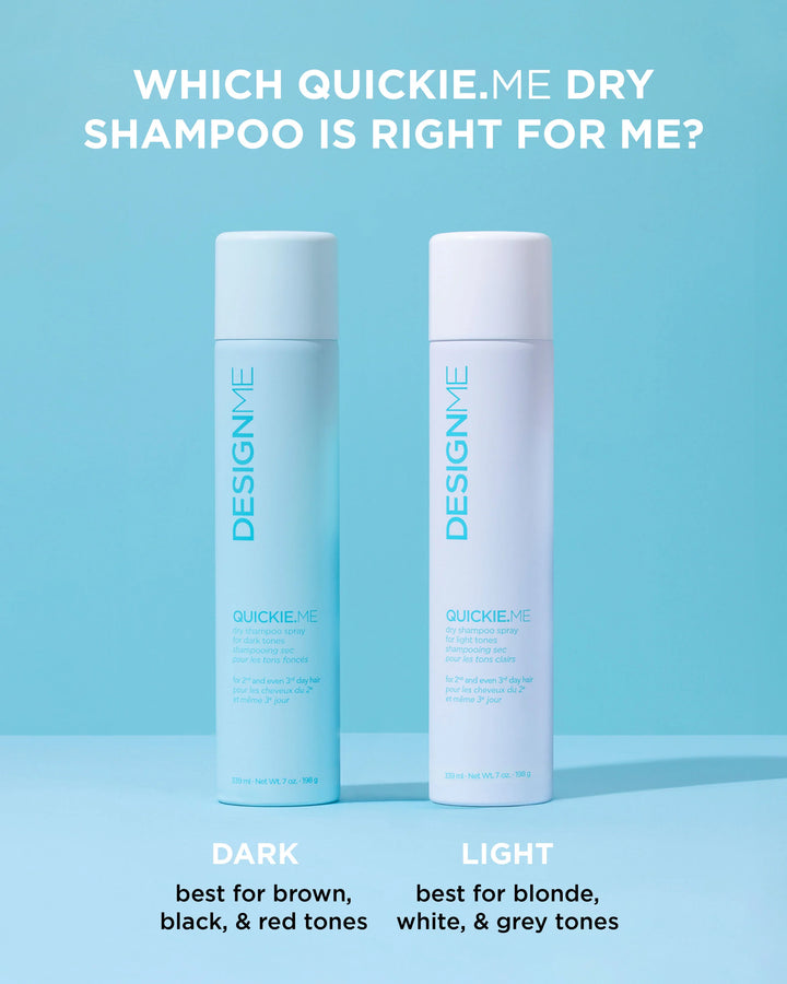 DESIGNME QUICKIE.ME Dry Shampoo for Light Tones 7oz