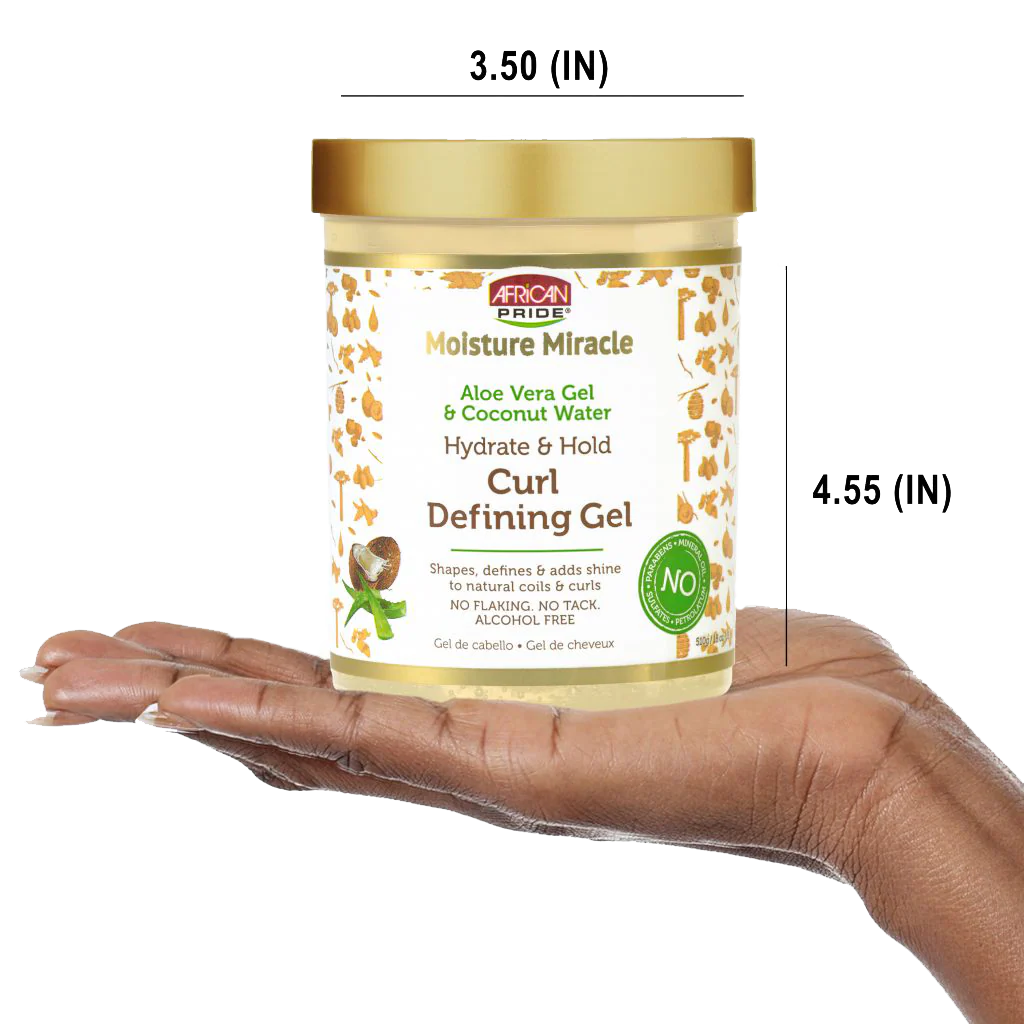 African Pride Moisture Miracle Aloe Vera & Coconut Water Curl Defining Gel