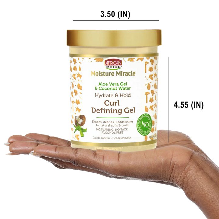 African Pride Moisture Miracle Aloe Vera & Coconut Water Curl Defining Gel