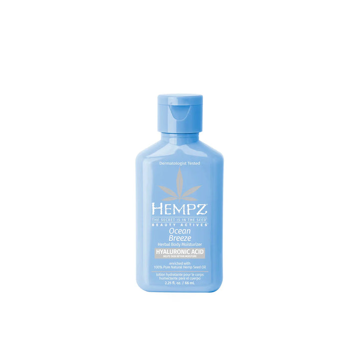 Hempz Beauty Actives Ocean Breeze Body Moisturizer with Hyaluronic Acid