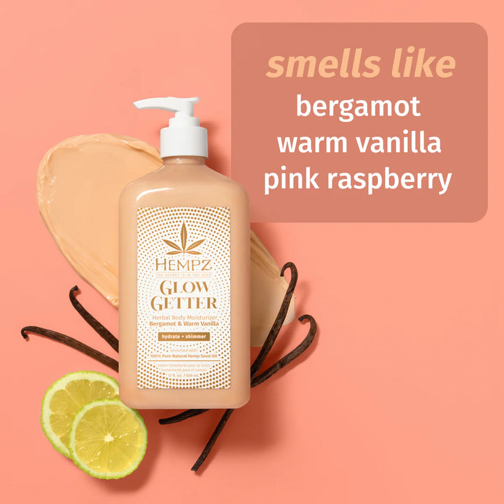 Hempz Glow Getter Shimmer Moisturizing Body Lotion