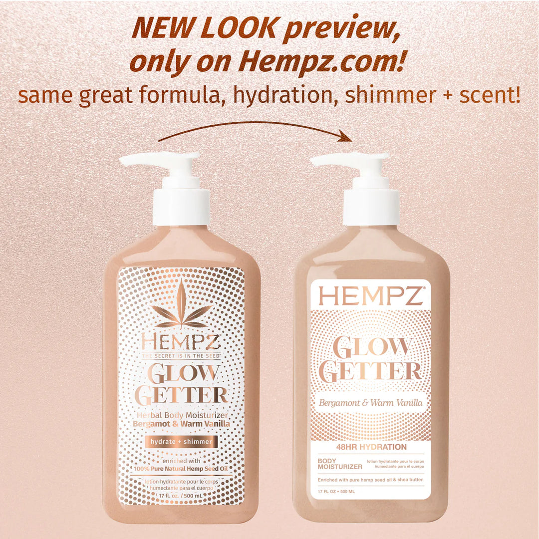 Hempz Glow Getter Shimmer Moisturizing Body Lotion