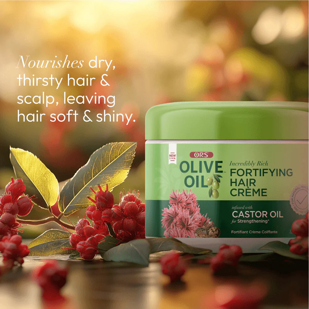 ORS Olive Oil Fortifying Creme Hair Dress for Strengthening (8.0 oz)