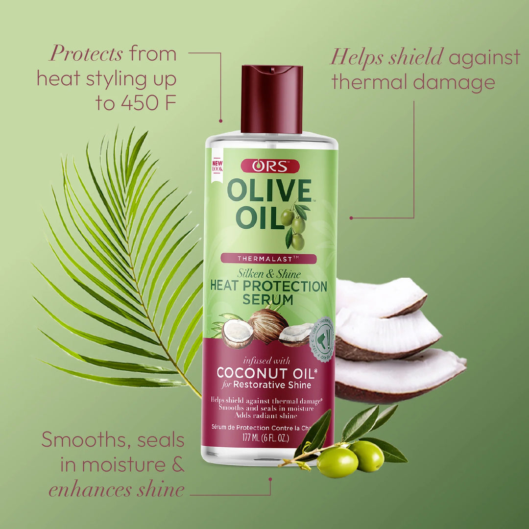 ORS Olive Oil Silken and Shine Heat Protection Serum