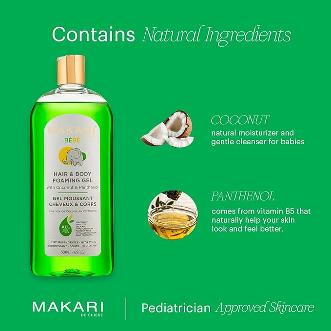 Makari BABY HAIR & BODY FOAMING GEL
