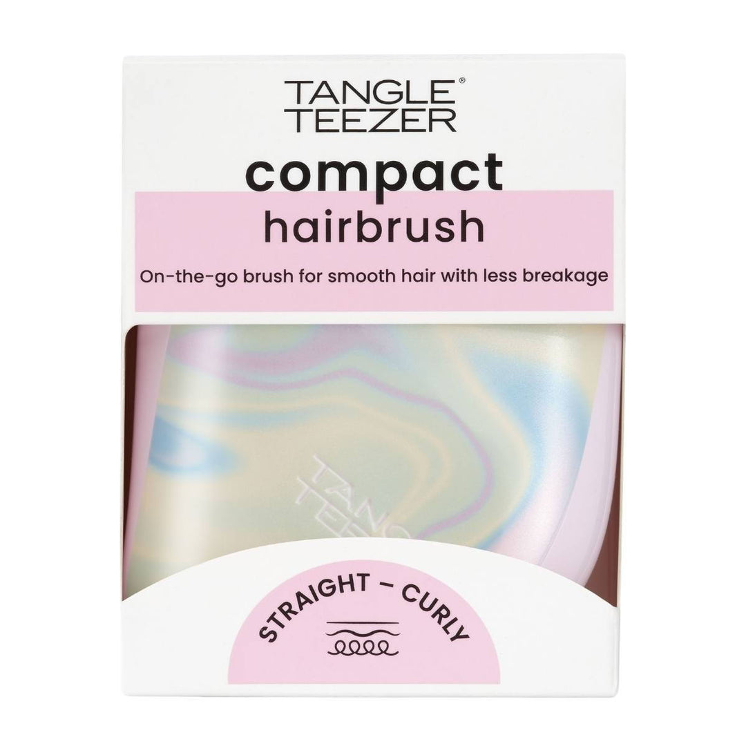 Tangle Teezer Compact Styler Detangling Hair Brush, Ice Cream Swirl