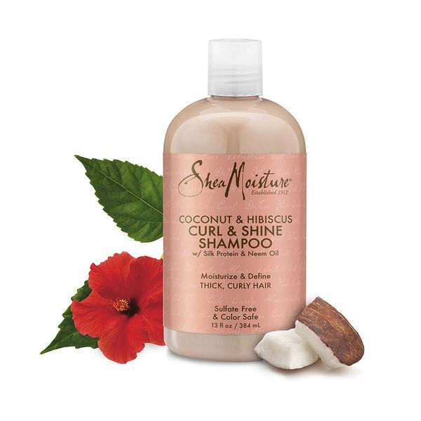 Shea Moisture Coconut & Hibiscus Curl & Shine Hair Shampoo