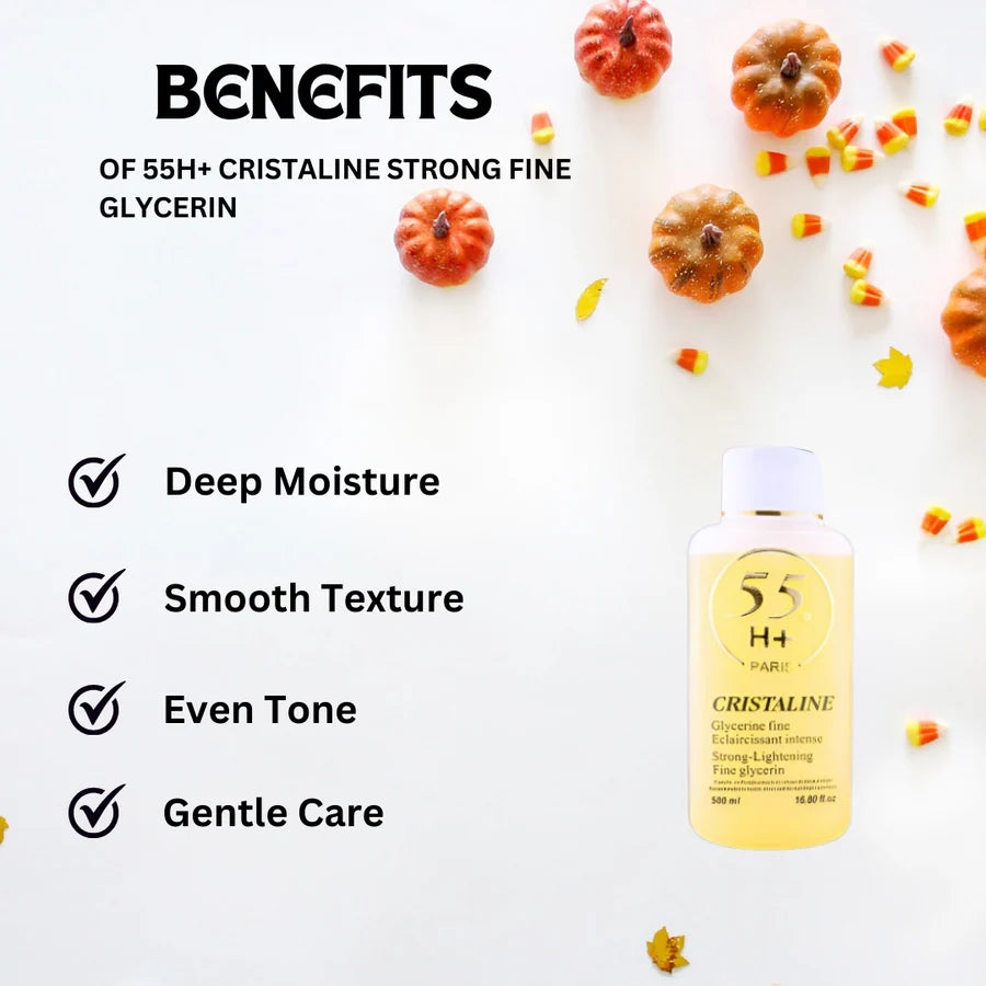 55H+ Cristaline Strong Fine Glycerin 16.8 oz