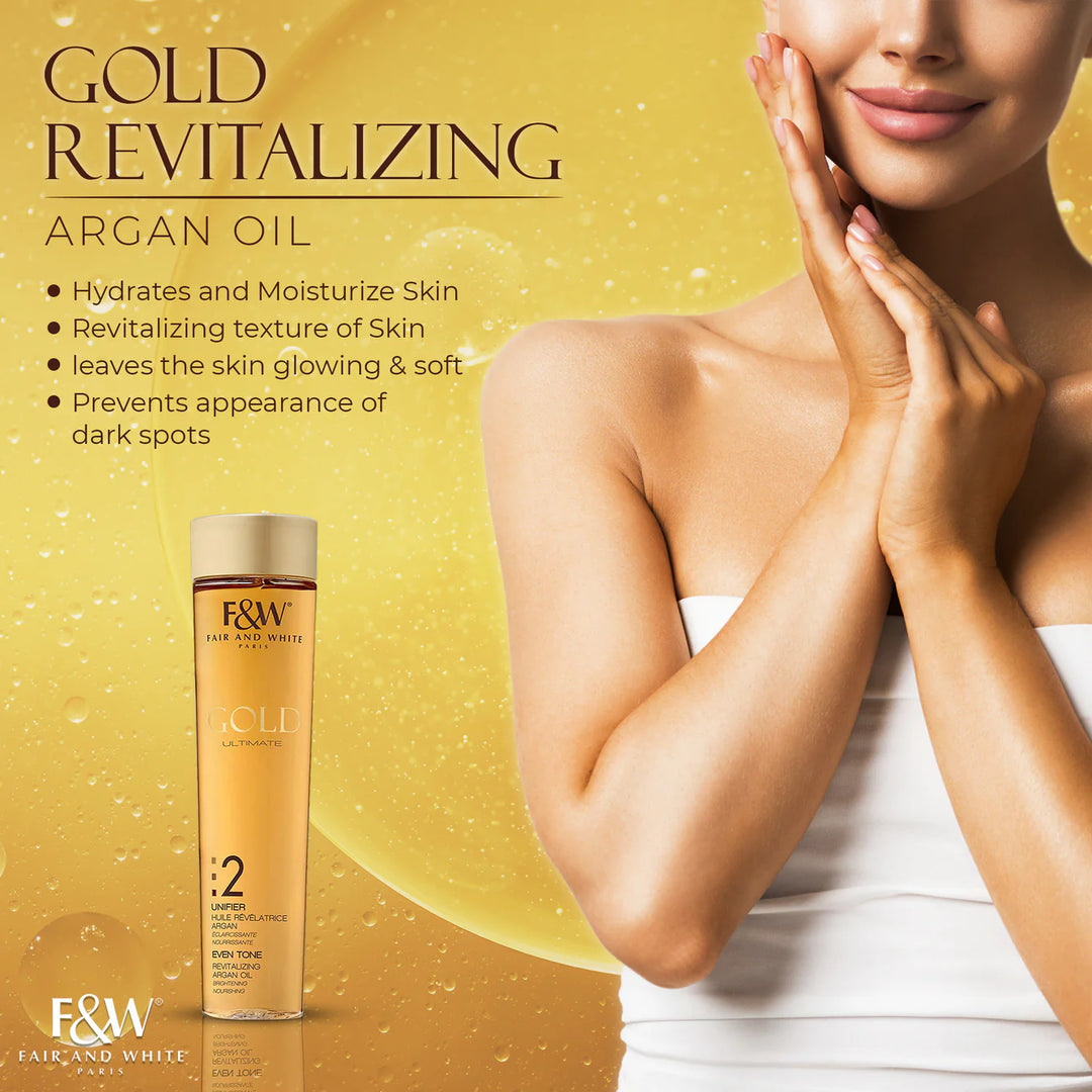 Fair and White 2: Gold Argan Oil 200ml