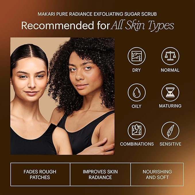 Makari PURE RADIANCE EXFOLIATING SCRUB WITH POMEGRANATE ENZYMES