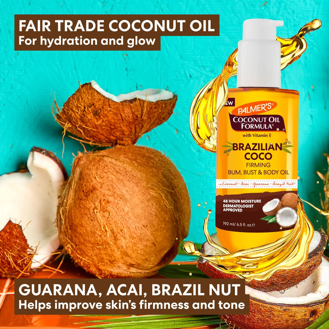 Palmer's Brazilian Coco Firming Bum, Bust & Body Oil
