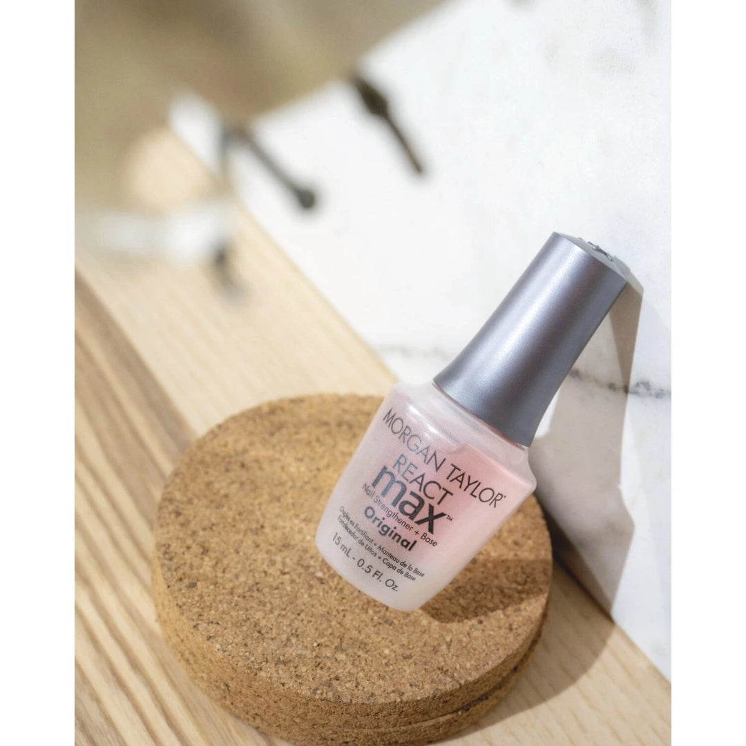Morgan Taylor REACTmax Original Nail Strengthener and Extended Wear Base Coat