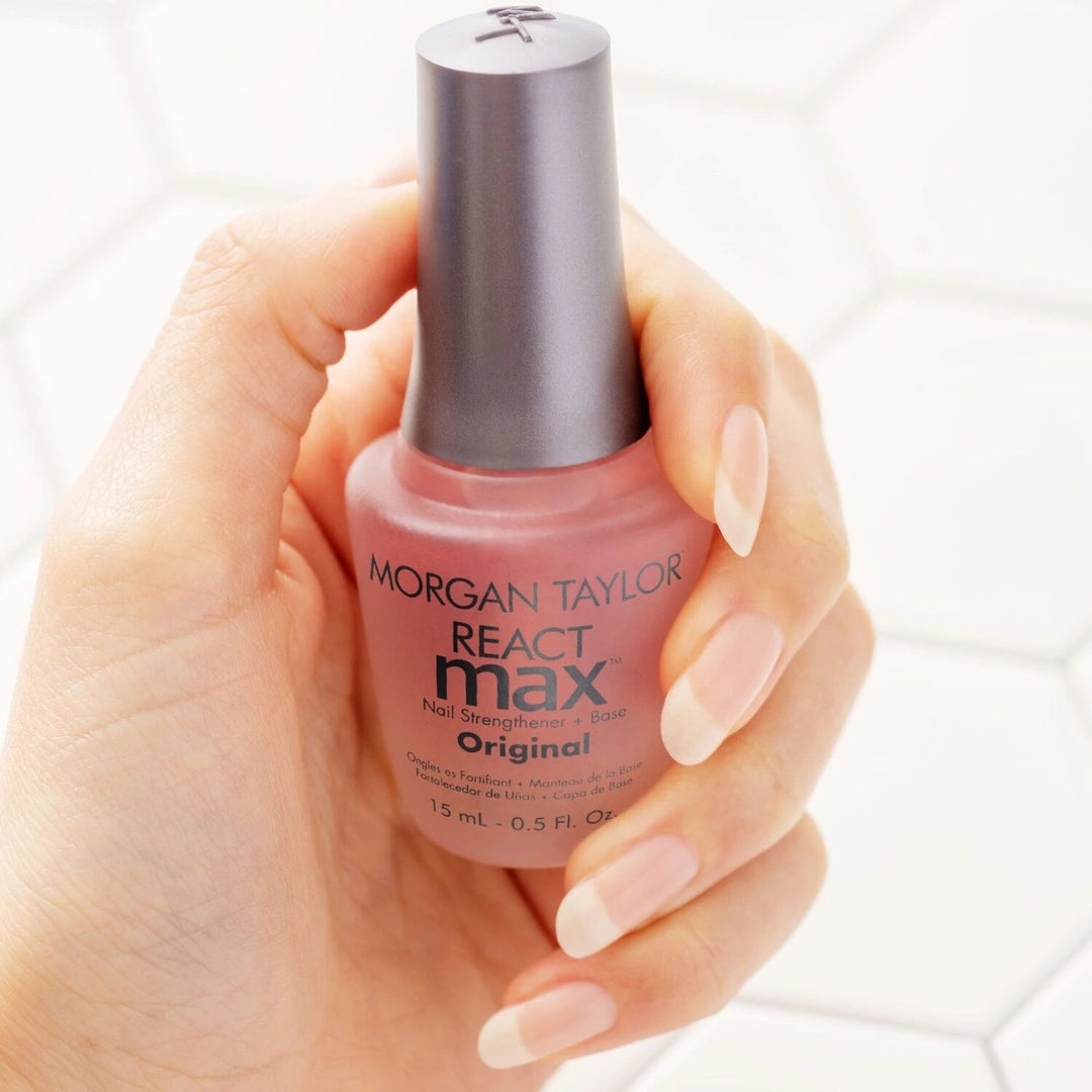 Morgan Taylor REACTmax Original Nail Strengthener and Extended Wear Base Coat