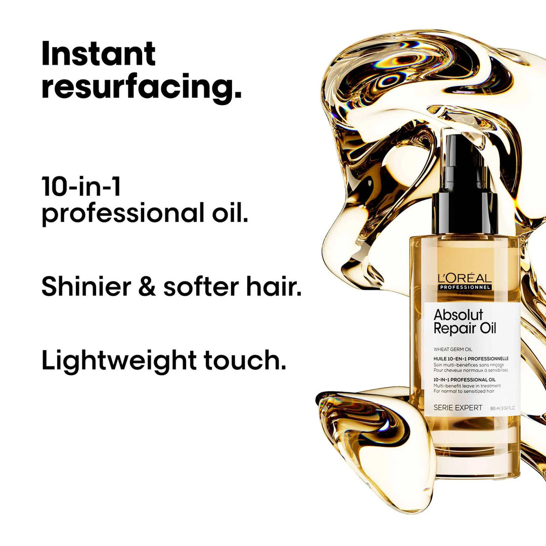 L'OREAL PROFESSIONNEL Serie Expert Absolut Repair 10-in-1 Perfecting Oil.