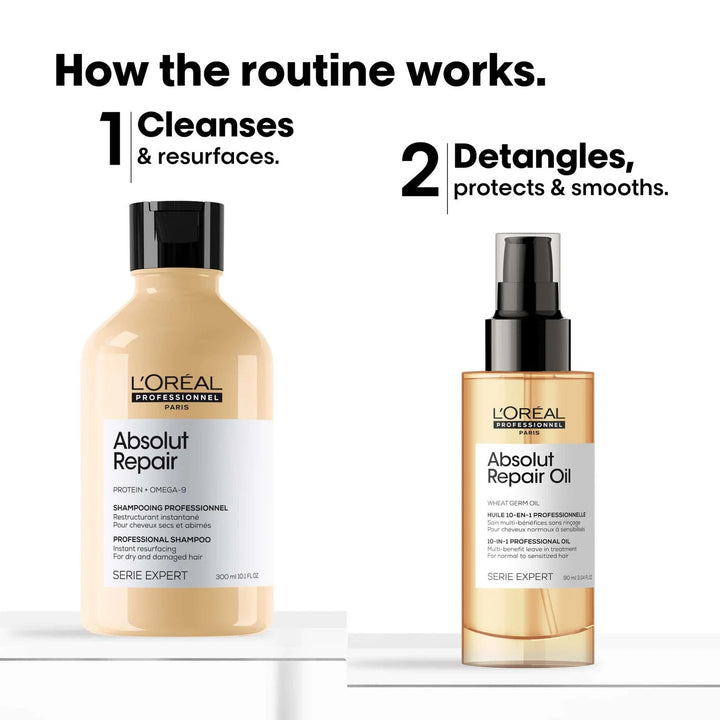 L'OREAL PROFESSIONNEL Serie Expert Absolut Repair 10-in-1 Perfecting Oil.