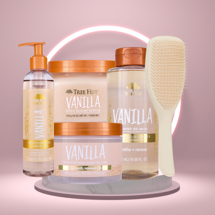 Tree Hut & Tangle Teezer Bundle: Vanilla & The Ultimate Detangler