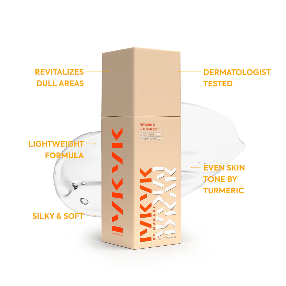 IYKYK By Makari VITAMIN C + TURMERIC BODY TONING CREAM