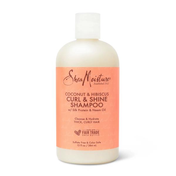 Shea Moisture Coconut & Hibiscus Curl & Shine Hair Shampoo